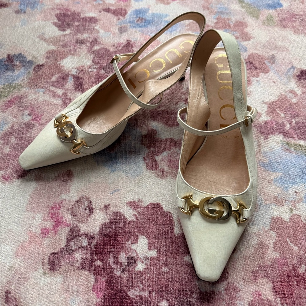 Gorgeous Gucci Slingback Pumps